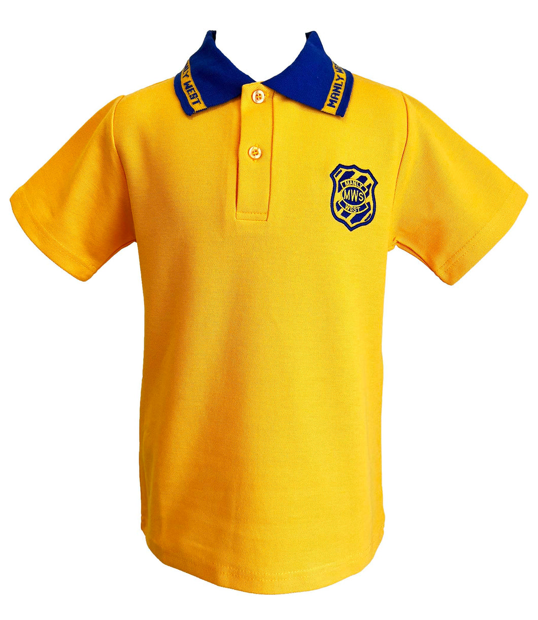 Gold Short Sleeve Polo