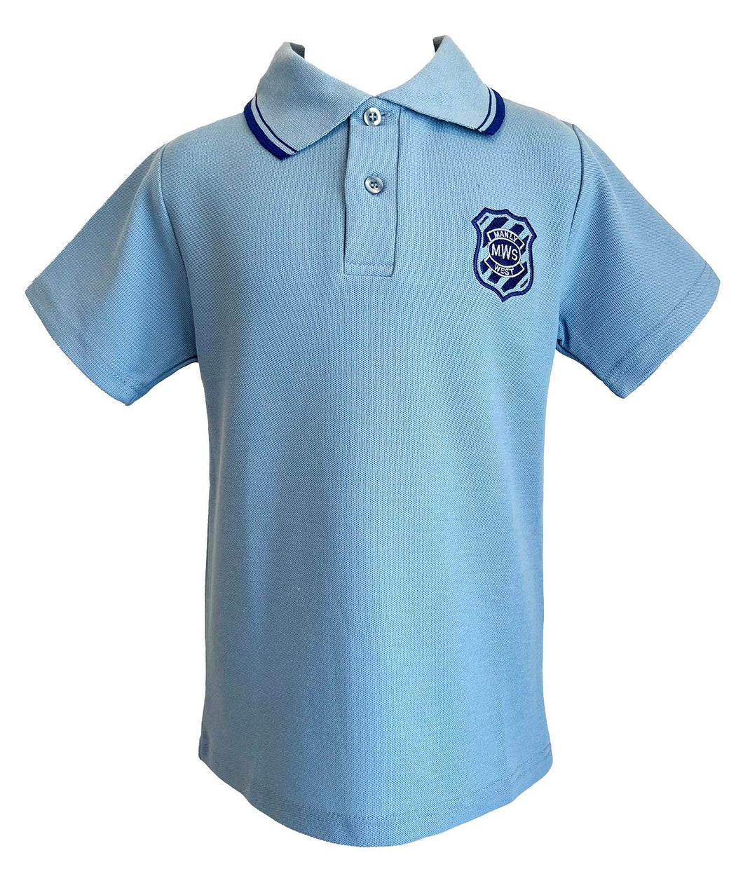 Blue SHORT Sleeve Polo