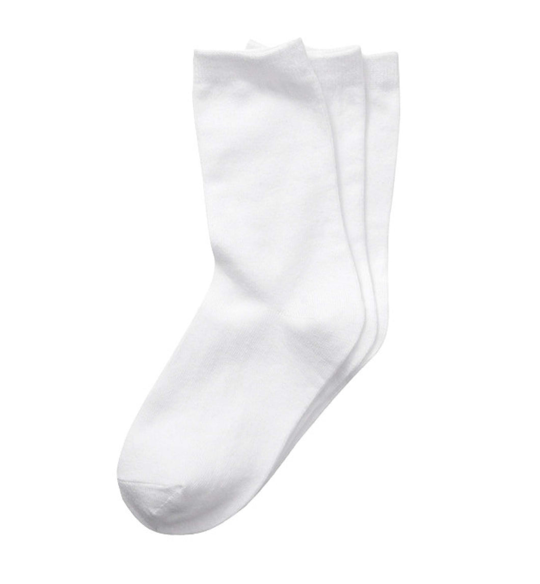 White Socks (3 Pack)